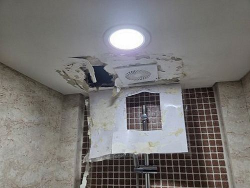 성북구 누수탐지 성북동 연립주택 1층 현관 신발장 뒤 시공 후기 사진