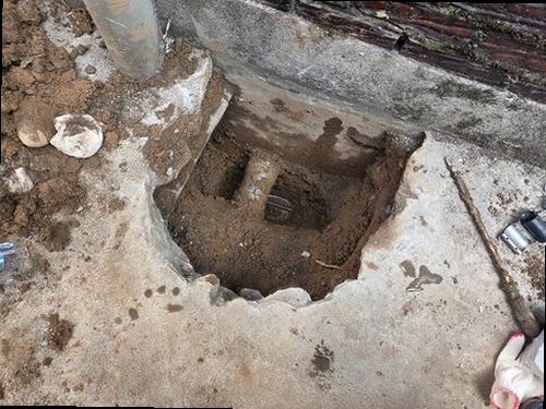 김포 누수탐지 양촌읍 빌라 4층 복도 벽면 시공 후기 사진