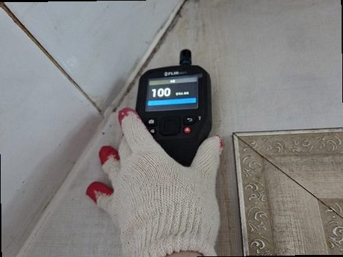 시흥 누수탐지 목감동 아파트 9층 거실 바닥 시공 후기 사진