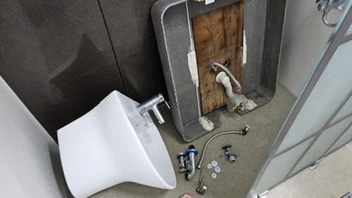 연수구 누수탐지 선학동 아파트 4층 욕실 바닥 시공 후기 사진