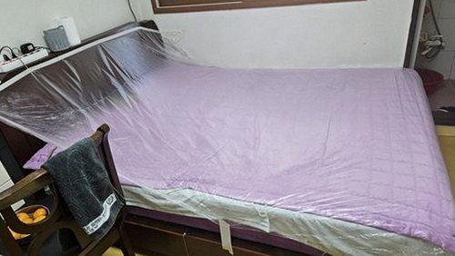 덕양구 누수탐지 행신동 아파트 4층 욕실 옆 안방 벽 시공 후기 사진