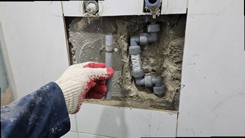 팔달구 누수탐지 지동 상가 2층 천장 시공 후기 사진