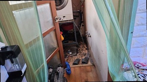 송파구 누수탐지 거여동 아파트 5층 세탁실 시공 후기 사진