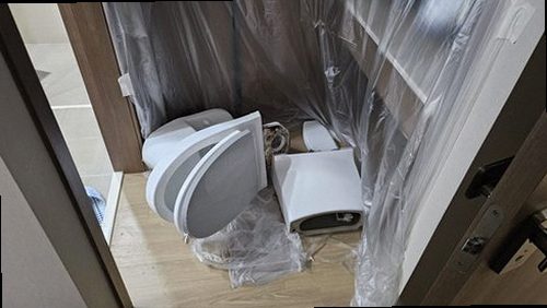 연수구 누수탐지 선학동 상가 2층 화장실 인근 시공 후기 사진