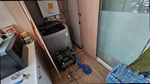 누수탐지 배관 계통의 압력과 온도 변화를 비교하는 점검 도구