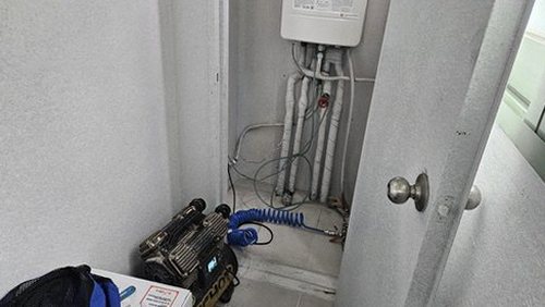 누수탐지 보수 후 압력 안정 여부를 기록하는 점검표