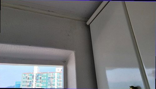 송파구 누수탐지 벽면 얼룩과 바닥 주변 습기 흔적을 확인하는 모습