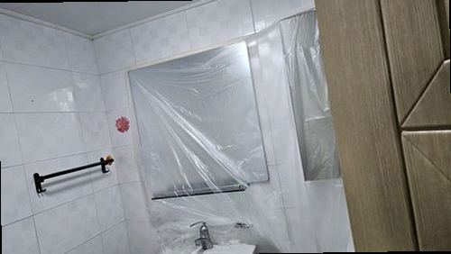 용산구 누수탐지 신계동 오피스텔 10층 현관 벽면 시공 후기 사진