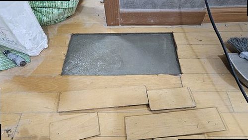 과천 누수탐지 별양동 아파트 7층 거실 바닥 시공 후기 사진