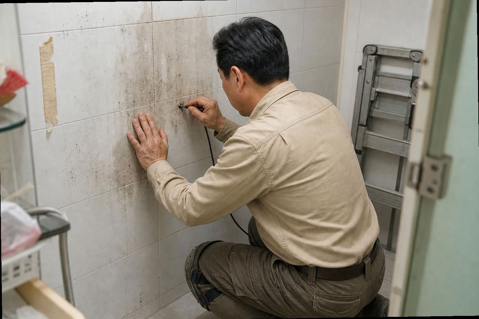 양평 누수탐지 현장 작업