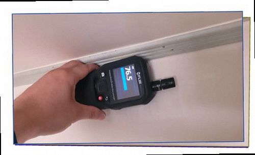 오산 누수탐지 원인 구간 보수 후 건조 상태를 확인하는 현장