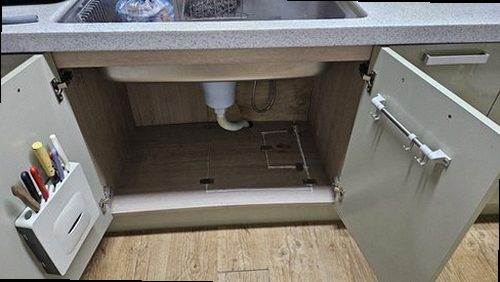남양주 누수탐지 오남읍 다세대주택 2층 주방 싱크대 아래 시공 후기 사진