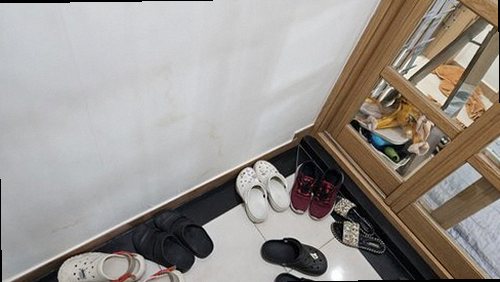 남동구 누수탐지 구월동 원룸 5층 침실 벽면 시공 후기 사진