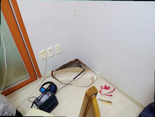 서해구·검단구 누수탐지 배관 위치와 수분 측정 지점을 비교하는 점검 과정