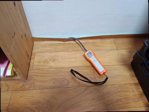 아산시 누수탐지 습도와 열화상 측정 위치를 비교해 기록한 점검 자료