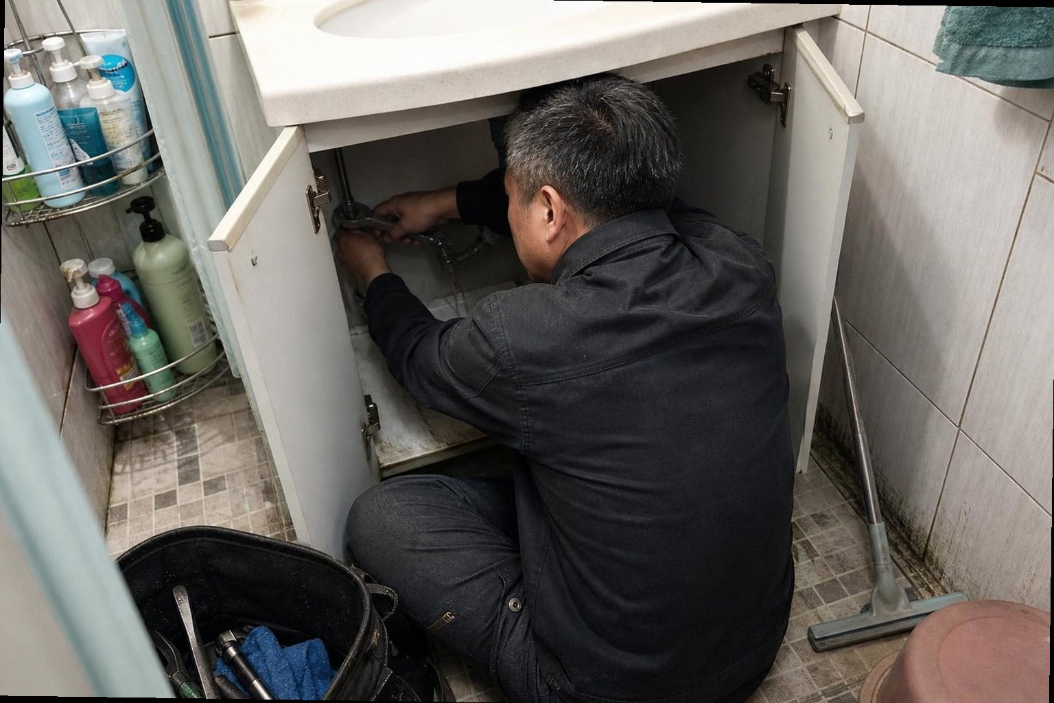 오산 누수탐지 현장 작업