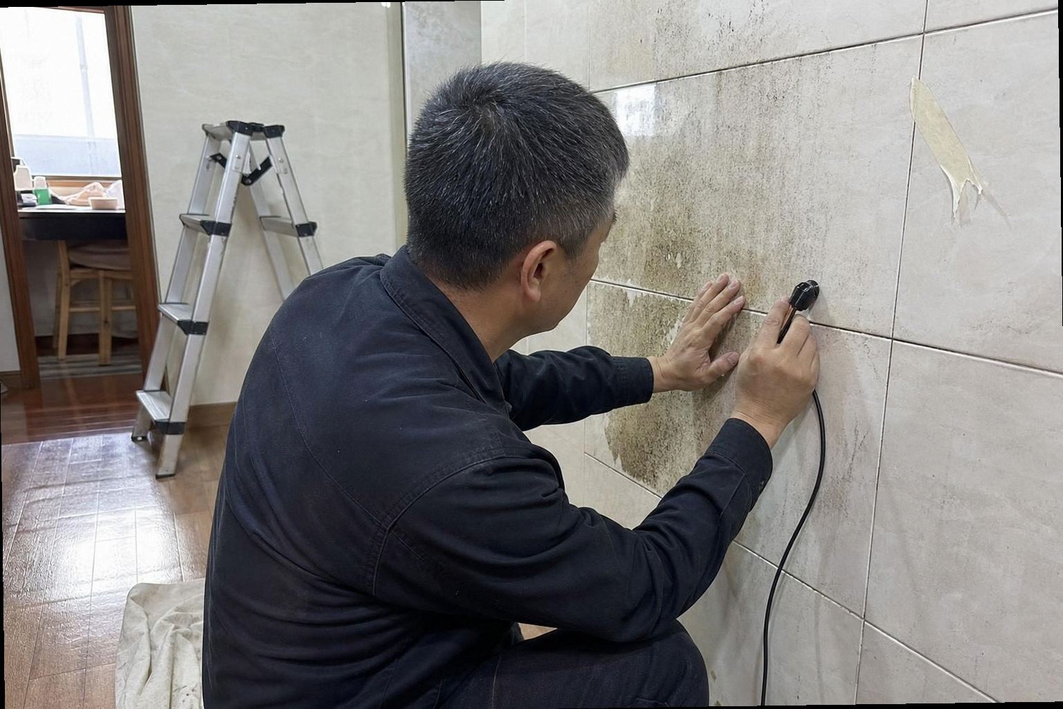 장안구 누수탐지 현장 작업