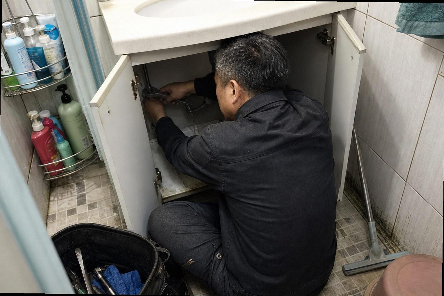 계양구 누수탐지 현장 작업