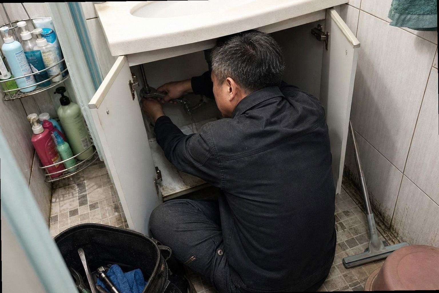 천안시 서북구 누수탐지 현장 작업