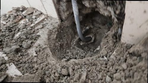 가평 누수탐지 청평면 전원주택 1층 서재 벽면 시공 후기 사진
