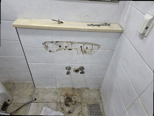 포천 누수탐지 신북면 아파트 8층 욕실 벽면 시공 후기 사진
