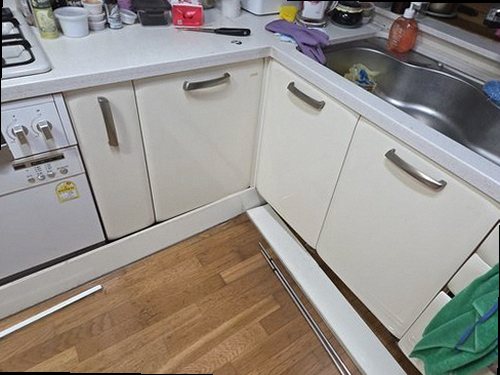 남양주 누수탐지 진접읍 아파트 7층 주방 싱크대 아래 시공 후기 사진
