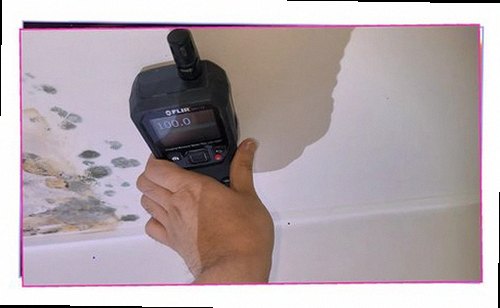 서울 중구 누수탐지 싱크대 하부장과 벽면의 물자국을 확인하는 현장