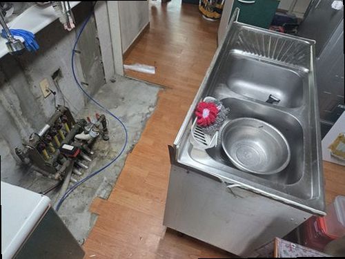 수지구 누수탐지 성복동 아파트 8층 주방 시공 후기 사진