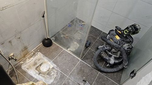 광진구 누수탐지 자양동 상가건물 1층 천장 시공 후기 사진
