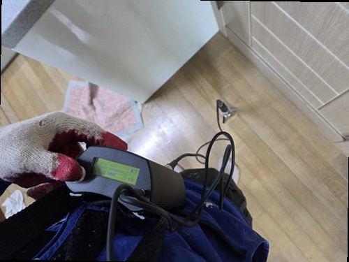 광주 누수탐지 월곡동 아파트 7층 거실 바닥 시공 후기 사진