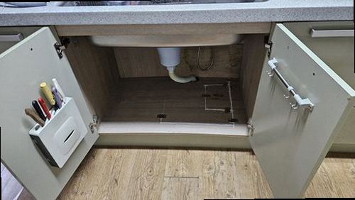 덕양구 누수탐지 원흥동 빌라 1층 주방 싱크대 하부 시공 후기 사진