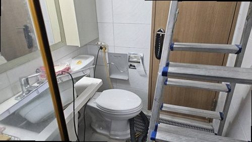 팔달구 누수탐지 화서동 연립주택 4층 계단 벽 시공 후기 사진