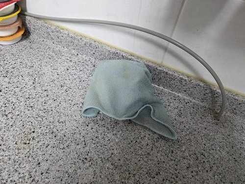 광진구 누수탐지 능동 원룸 3층 세탁실 주변 시공 후기 사진