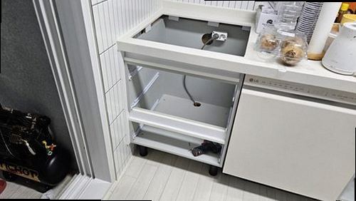 강남구 누수탐지 개포동 단독주택 1층 주방 싱크대 아래 시공 후기 사진