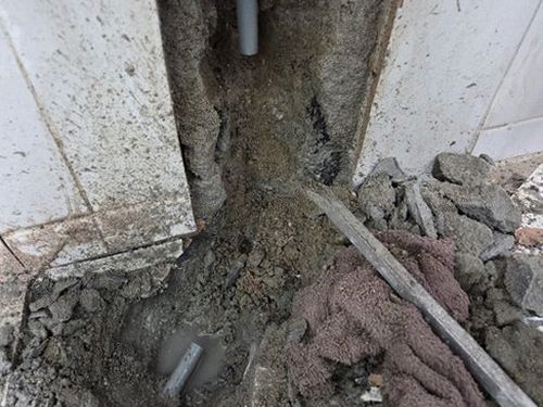 강서구 누수탐지 발산동 아파트 12층 다용도실 벽면 시공 후기 사진