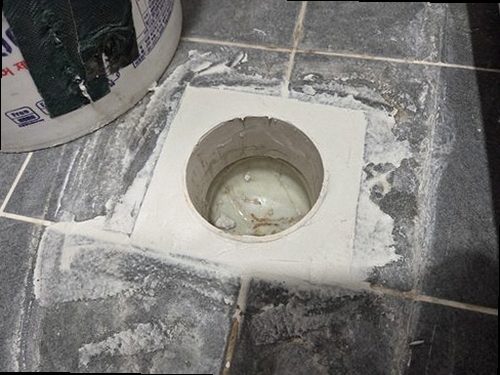 이천 누수탐지 장호원읍 빌라 4층 욕실 바닥 시공 후기 사진