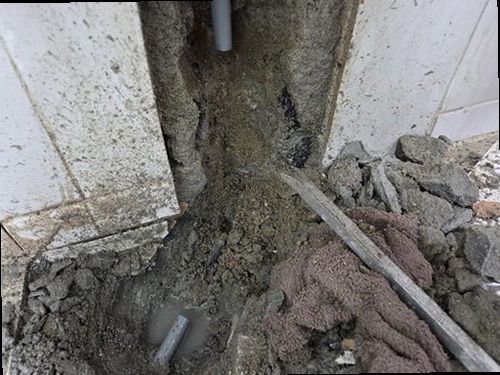 오정구 누수탐지 성곡동 단독주택 화단 아래 배관 시공 후기 사진