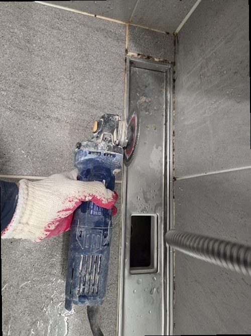 광진구 누수탐지 자양동 상가 지하 화장실 벽 시공 후기 사진