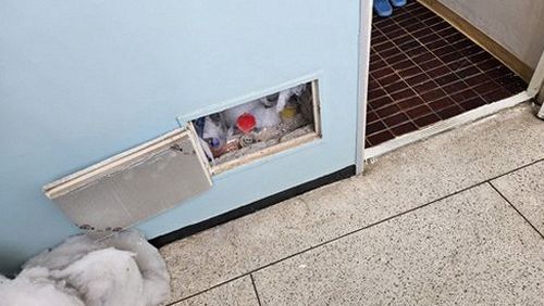 누수탐지 바닥 표면 변화 유형을 보여주는 현장 점검 장면