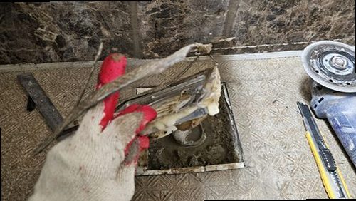 양주 누수탐지 회정동 상가주택 2층 화장실 바닥 시공 후기 사진