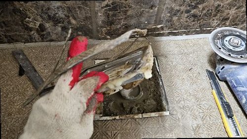 의정부 누수탐지 호원동 원룸 건물 3층 욕실 앞 시공 후기 사진