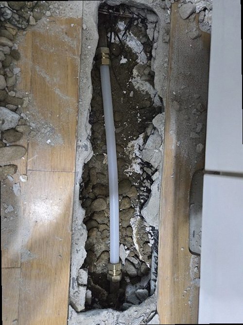 영종구 누수탐지 운남동 아파트 2층 세탁실 벽면 시공 후기 사진