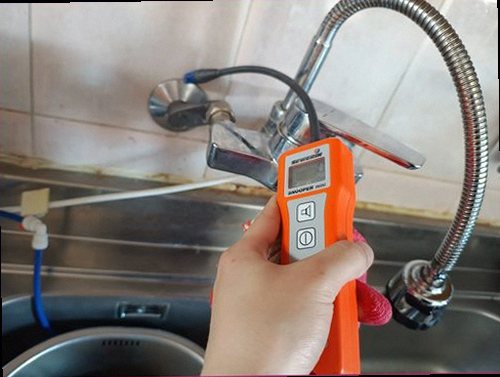 누수탐지 배관 구간별 압력 시험과 열화상 결과를 비교하는 진단 과정