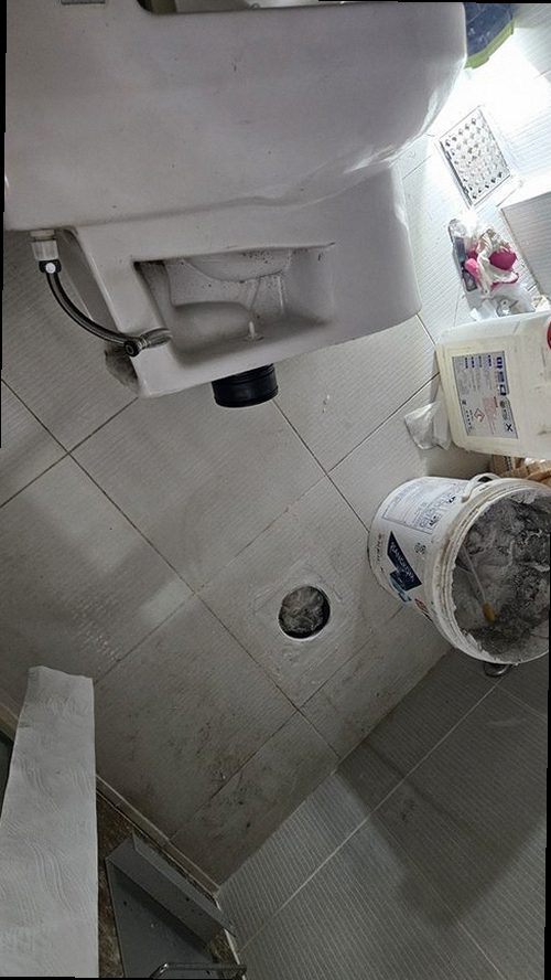 파주 누수탐지 해솔동 아파트 10층 욕실 문턱 시공 후기 사진