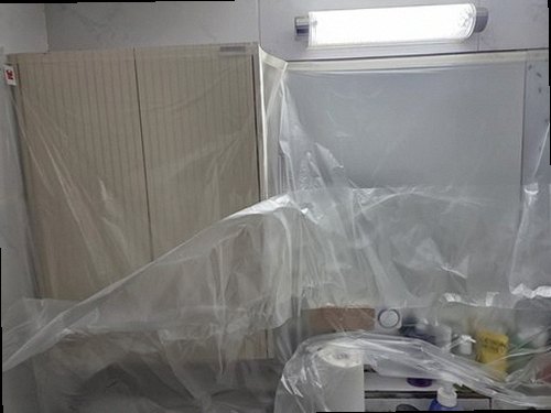 권선구 누수탐지 세류동 빌라 3층 욕실 인근 시공 후기 사진