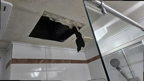 연수구 누수탐지 선학동 빌라 5층 복도 천장 시공 후기 사진