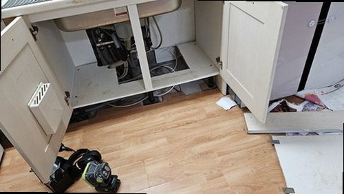 강남구 누수탐지 일원동 아파트 10층 주방 시공 후기 사진