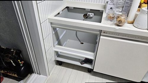 가평 누수탐지 조종면 아파트 5층 주방 시공 후기 사진