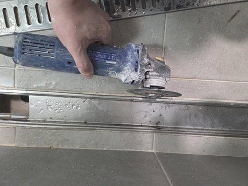 강서구 누수탐지 우장산동 빌라 2층 욕실 문턱 시공 후기 사진