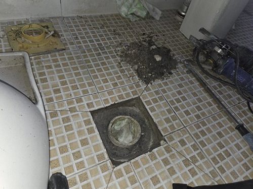 소사구 누수탐지 심곡동 오피스텔 7층 화장실 변기 주변 시공 후기 사진